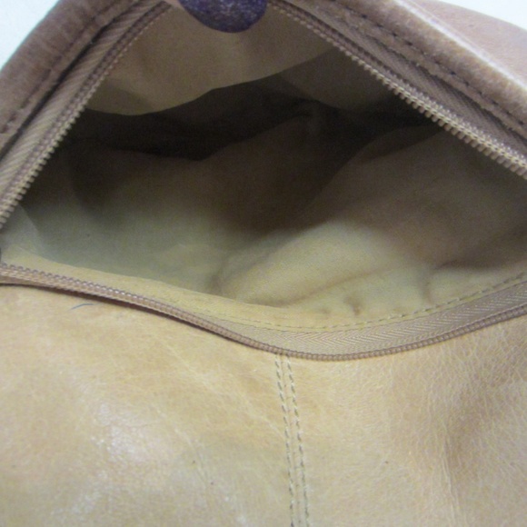The Sak Brown Leather Tote Single Strap Zip Closure - Picture 3 of 15